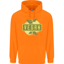 Vegan Childrens Kids Hoodie Orange