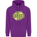 Vegan Childrens Kids Hoodie Purple