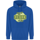 Vegan Childrens Kids Hoodie Royal Blue