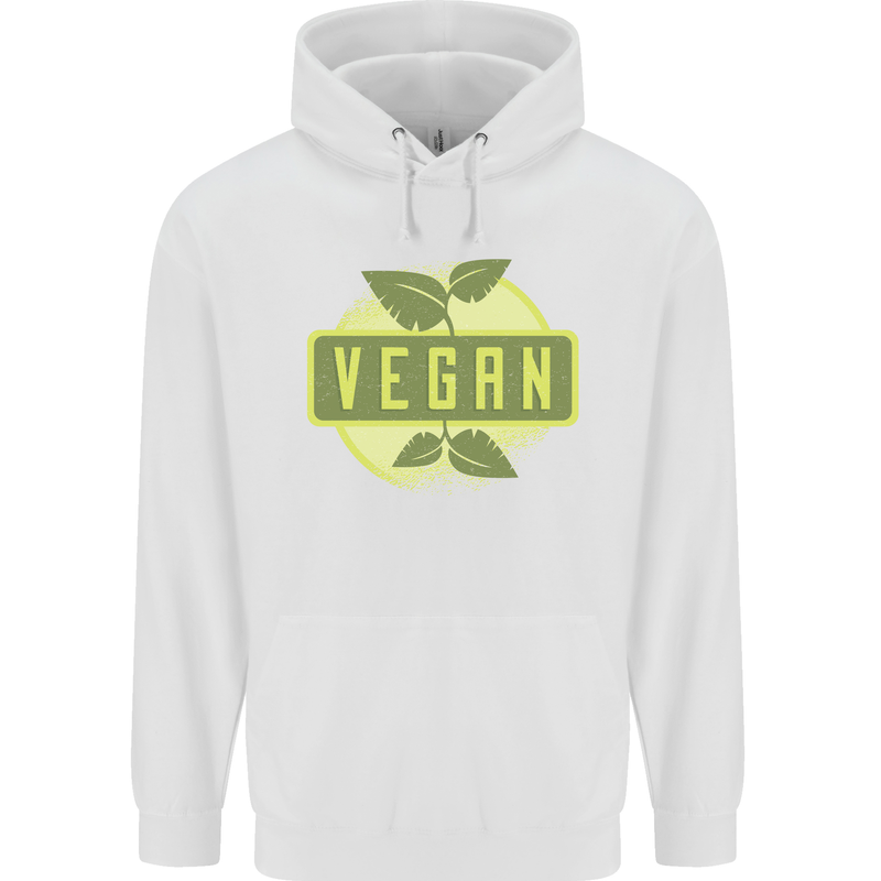 Vegan Childrens Kids Hoodie White