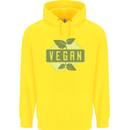 Vegan Childrens Kids Hoodie Yellow