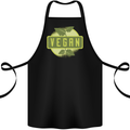 Vegan Cotton Apron 100% Organic Black