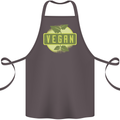 Vegan Cotton Apron 100% Organic Dark Grey