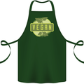 Vegan Cotton Apron 100% Organic Forest Green
