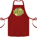 Vegan Cotton Apron 100% Organic Maroon