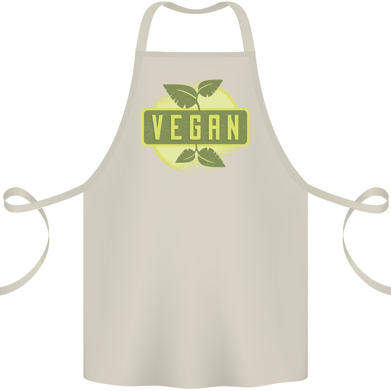 Vegan Cotton Apron 100% Organic Natural