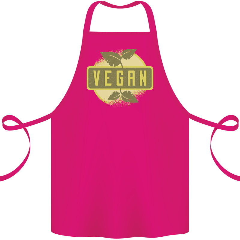 Vegan Cotton Apron 100% Organic Pink
