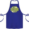 Vegan Cotton Apron 100% Organic Royal Blue