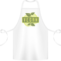 Vegan Cotton Apron 100% Organic White