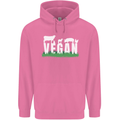 Vegan Field Childrens Kids Hoodie Azalea