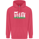 Vegan Field Childrens Kids Hoodie Heliconia