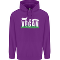 Vegan Field Childrens Kids Hoodie Purple