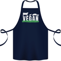 Vegan Field Cotton Apron 100% Organic Navy Blue