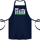 Vegan Field Cotton Apron 100% Organic Navy Blue