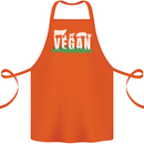 Vegan Field Cotton Apron 100% Organic Orange