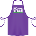 Vegan Field Cotton Apron 100% Organic Purple