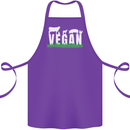 Vegan Field Cotton Apron 100% Organic Purple