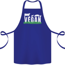 Vegan Field Cotton Apron 100% Organic Royal Blue
