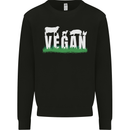 Vegan Field Mens Sweatshirt Jumper Black