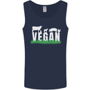 Vegan Field Mens Vest Tank Top Navy Blue