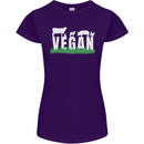 Vegan Field Womens Petite Cut T-Shirt Purple