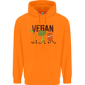 Vegan Fitness Childrens Kids Hoodie Orange