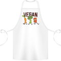 Vegan Fitness Cotton Apron 100% Organic White