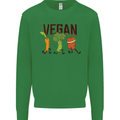 Vegan Fitness Kids Sweatshirt Jumper Irish Green