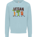 Vegan Fitness Kids Sweatshirt Jumper Light Blue