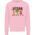 Vegan Fitness Kids Sweatshirt Jumper Light Pink