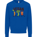 Vegan Fitness Kids Sweatshirt Jumper Royal Blue