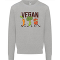 Vegan Fitness Kids Sweatshirt Jumper Sports Grey