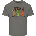 Vegan Fitness Kids T-Shirt Childrens Charcoal