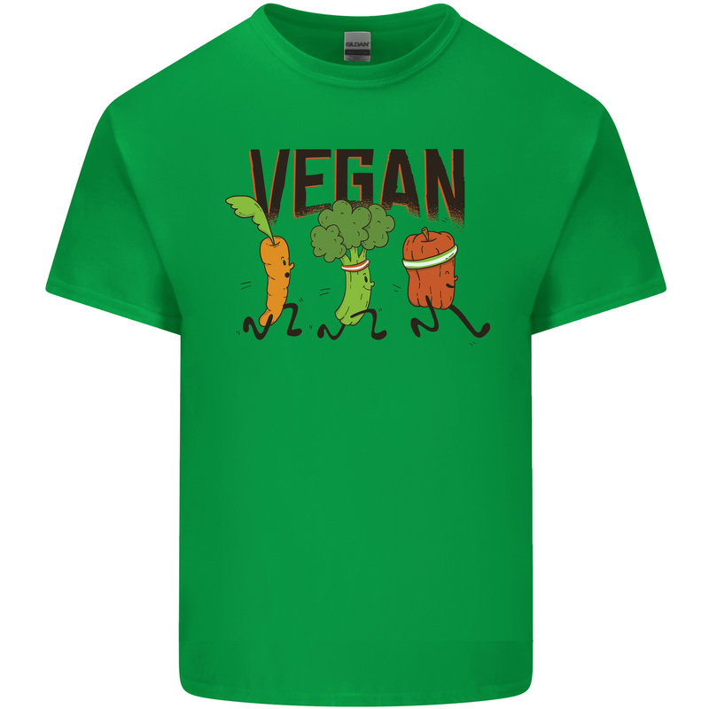 Vegan Fitness Kids T-Shirt Childrens Irish Green