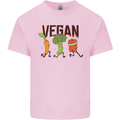 Vegan Fitness Kids T-Shirt Childrens Light Pink