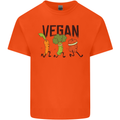 Vegan Fitness Kids T-Shirt Childrens Orange