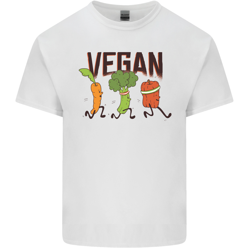 Vegan Fitness Kids T-Shirt Childrens White