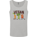Vegan Fitness Mens Vest Tank Top Sports Grey