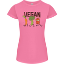 Vegan Fitness Womens Petite Cut T-Shirt Azalea