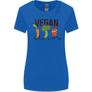 Vegan Fitness Womens Wider Cut T-Shirt Royal Blue