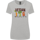 Vegan Fitness Womens Wider Cut T-Shirt Sports Grey