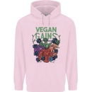 Vegan Gym Bodybuilding Vegetarian Childrens Kids Hoodie Light Pink