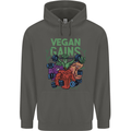 Vegan Gym Bodybuilding Vegetarian Childrens Kids Hoodie Storm Grey