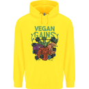 Vegan Gym Bodybuilding Vegetarian Childrens Kids Hoodie Yellow