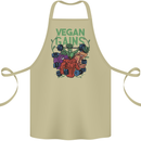 Vegan Gym Bodybuilding Vegetarian Cotton Apron 100% Organic Khaki