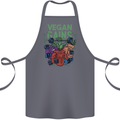 Vegan Gym Bodybuilding Vegetarian Cotton Apron 100% Organic Steel