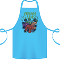 Vegan Gym Bodybuilding Vegetarian Cotton Apron 100% Organic Turquoise