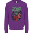 Vegan Gym Bodybuilding Vegetarian Kids Sweatshirt Jumper Purple