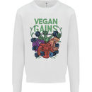 Vegan Gym Bodybuilding Vegetarian Kids Sweatshirt Jumper White