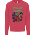 Vegan Gym Bodybuilding Vegetarian Mens Sweatshirt Jumper Heliconia